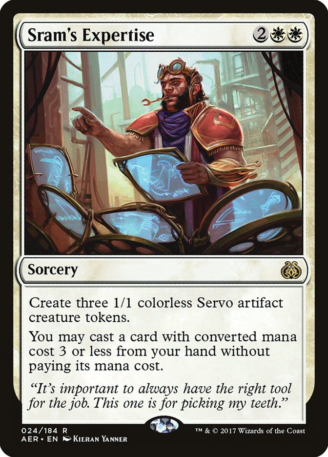 Sram's Expertise [Aether Revolt] | The CG Realm