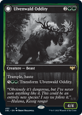 Ulvenwald Oddity (DBL-492) - Innistrad: Double Feature: (Double Faced Transform)