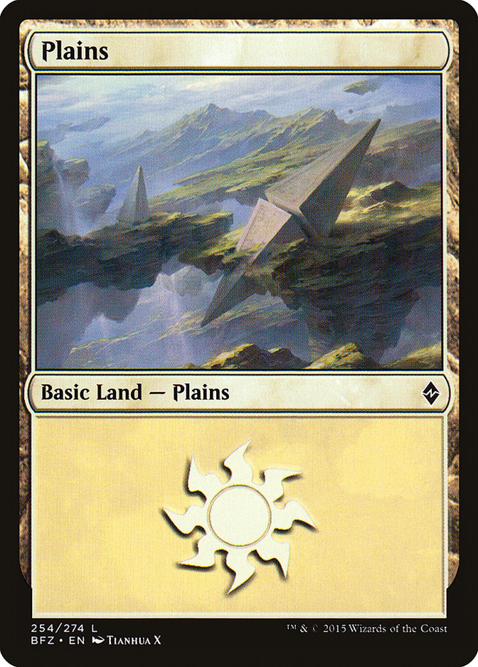 Plains (254) [Battle for Zendikar] | The CG Realm