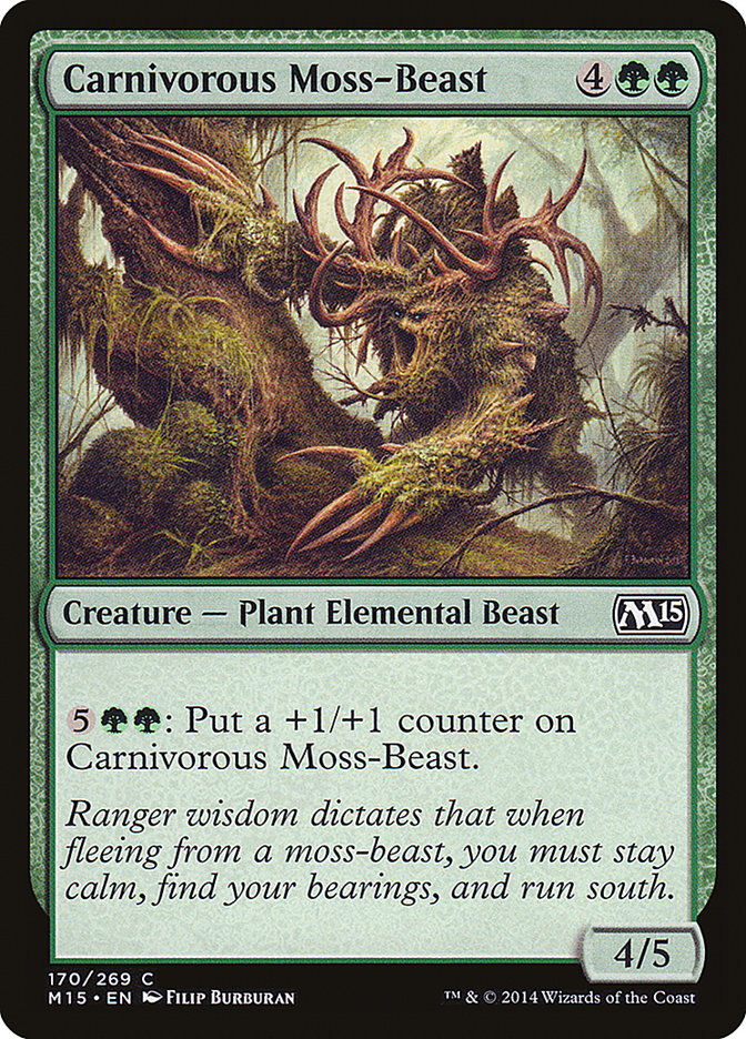 Carnivorous Moss-Beast [Magic 2015] | The CG Realm