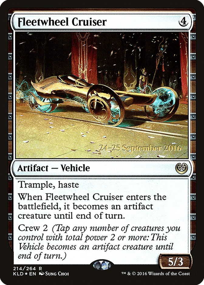 Fleetwheel Cruiser [Kaladesh Prerelease Promos] | The CG Realm