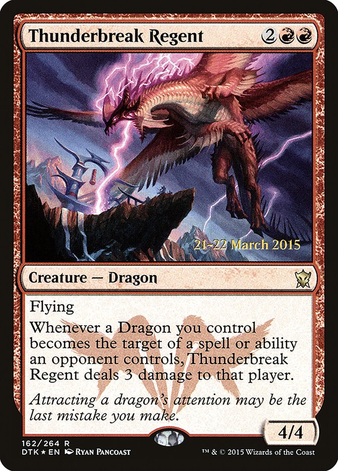 Thunderbreak Regent [Dragons of Tarkir Prerelease Promos] | The CG Realm