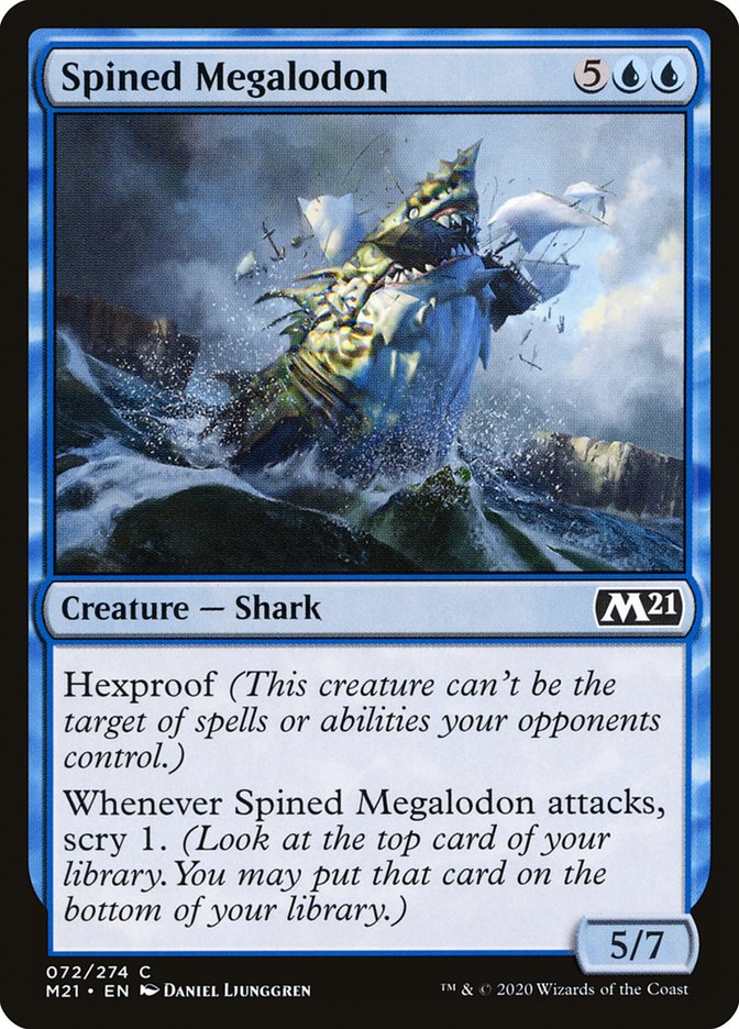 Spined Megalodon [Core Set 2021] | The CG Realm
