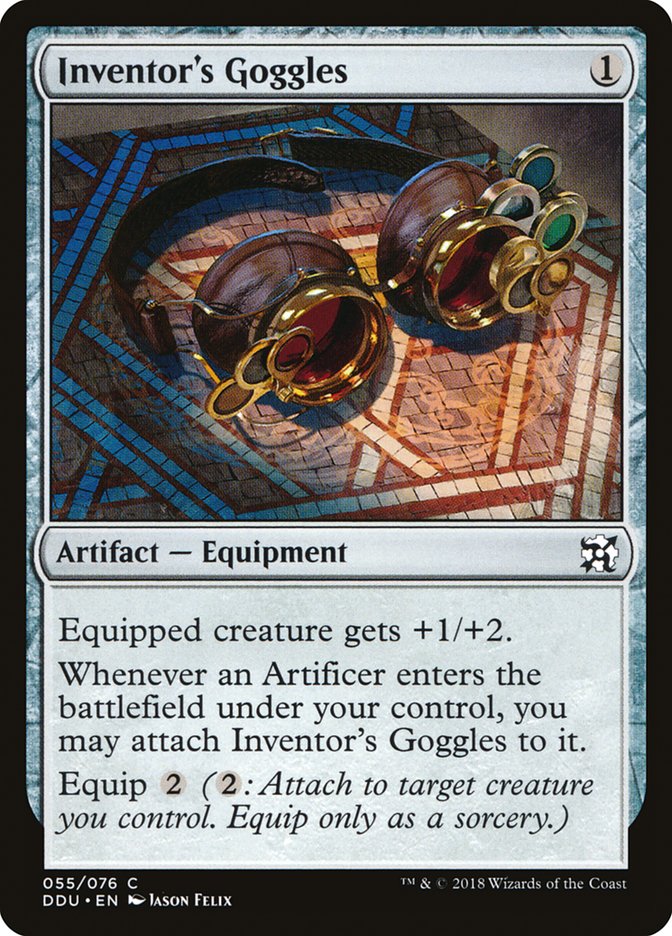 Inventor's Goggles [Duel Decks: Elves vs. Inventors] | The CG Realm