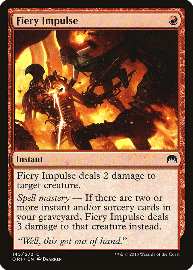 Fiery Impulse [Magic Origins] | The CG Realm