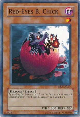 Red-Eyes B. Chick [DR3-EN017] Common | The CG Realm