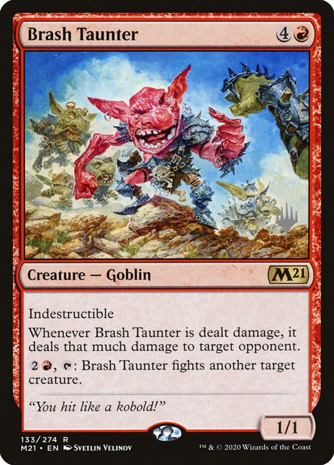Brash Taunter (Promo Pack) [Core Set 2021 Promos] | The CG Realm