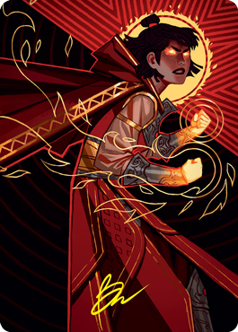 Infuriate Art Card (Gold-Stamped Signature) [Strixhaven: School of Mages Art Series] | The CG Realm