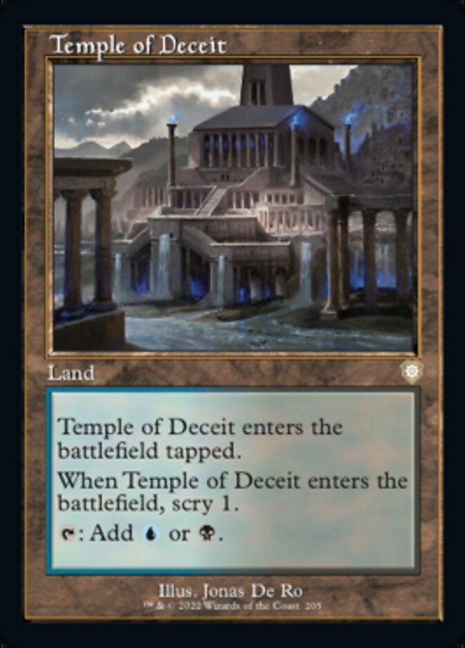 Temple of Deceit (Retro) [The Brothers' War Commander] | The CG Realm