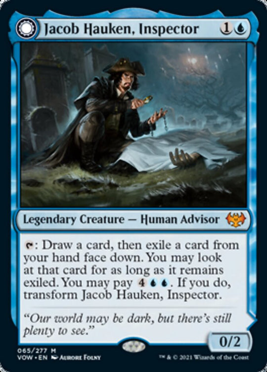 Jacob Hauken, Inspector (VOW-065) - Innistrad: Crimson Vow: (Double Faced Transform)