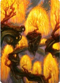 Grove of the Burnwillows Art Card [Zendikar Rising Art Series] | The CG Realm