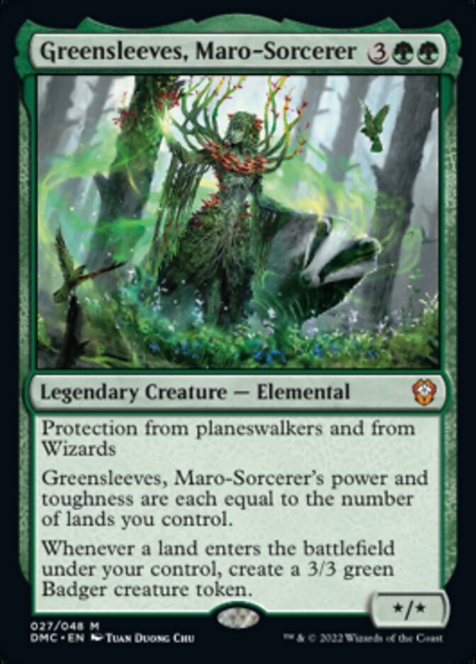 Greensleeves, Maro-Sorcerer [Dominaria United Commander] | The CG Realm