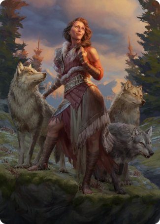 Arlinn, the Pack's Hope 1 Art Card [Innistrad: Midnight Hunt Art Series] | The CG Realm