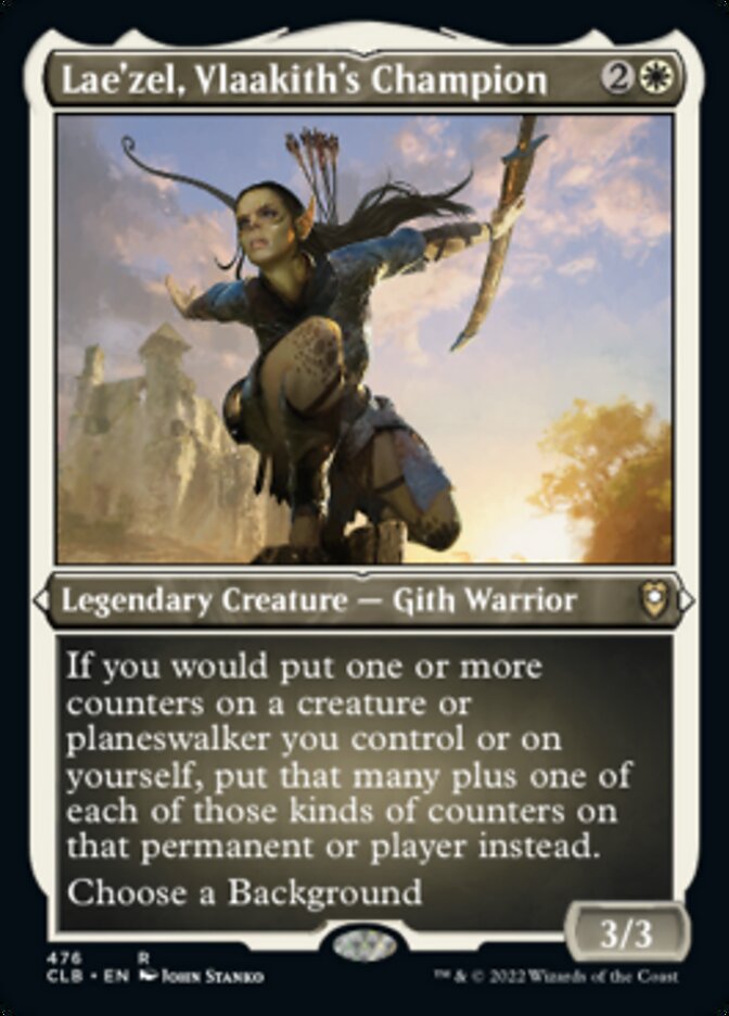 Lae'zel, Vlaakith's Champion (Foil Etched) [Commander Legends: Battle for Baldur's Gate] | The CG Realm
