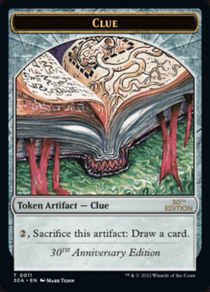 Clue (0011) Token (30A-011) - 30th Anniversary Tokens