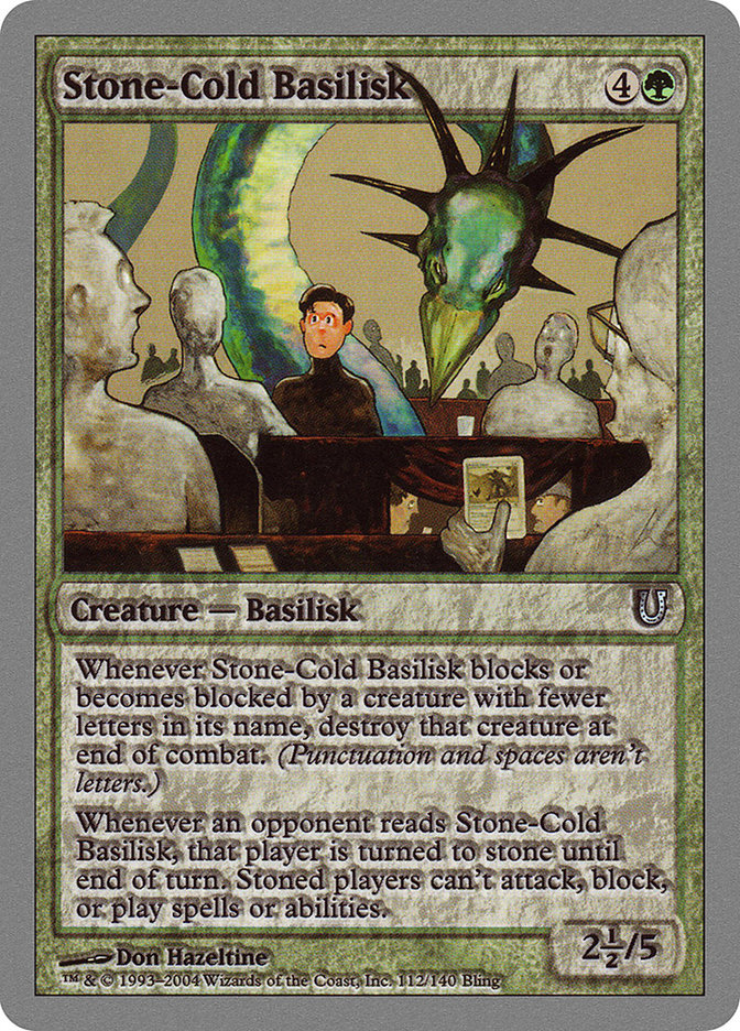 Stone-Cold Basilisk [Unhinged] | The CG Realm