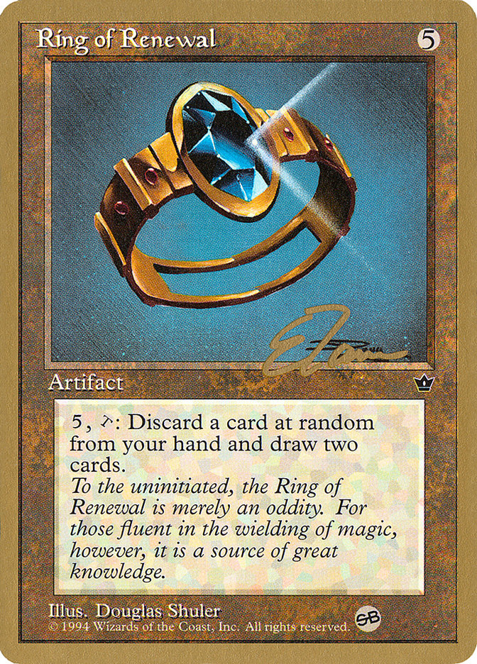 Ring of Renewal (Eric Tam) (SB) [Pro Tour Collector Set] | The CG Realm