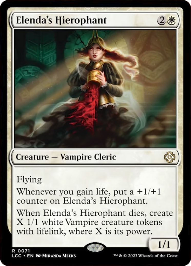 Elenda's Hierophant [The Lost Caverns of Ixalan Commander] | The CG Realm