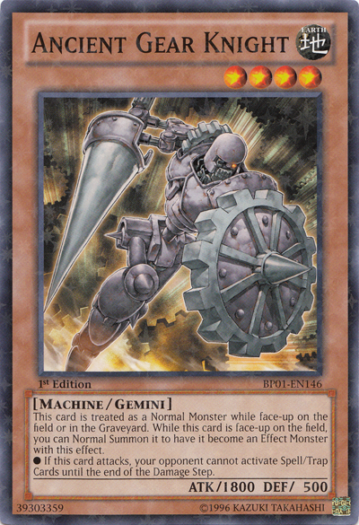 Ancient Gear Knight [BP01-EN146] Starfoil Rare | The CG Realm