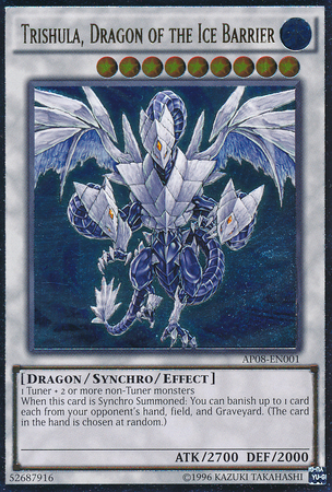 Trishula, Dragon of the Ice Barrier [AP08-EN001] Ultimate Rare | The CG Realm