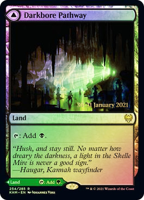 Darkbore Pathway (PRE-254S) - Kaldheim Promos Foil