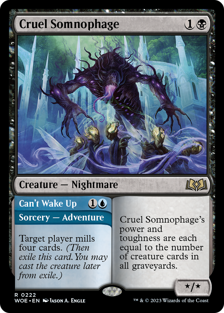 Cruel Somnophage // Can't Wake Up [Wilds of Eldraine] | The CG Realm