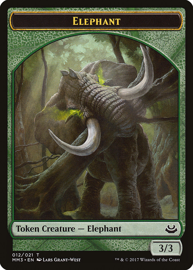 Elephant Token [Modern Masters 2017 Tokens] | The CG Realm