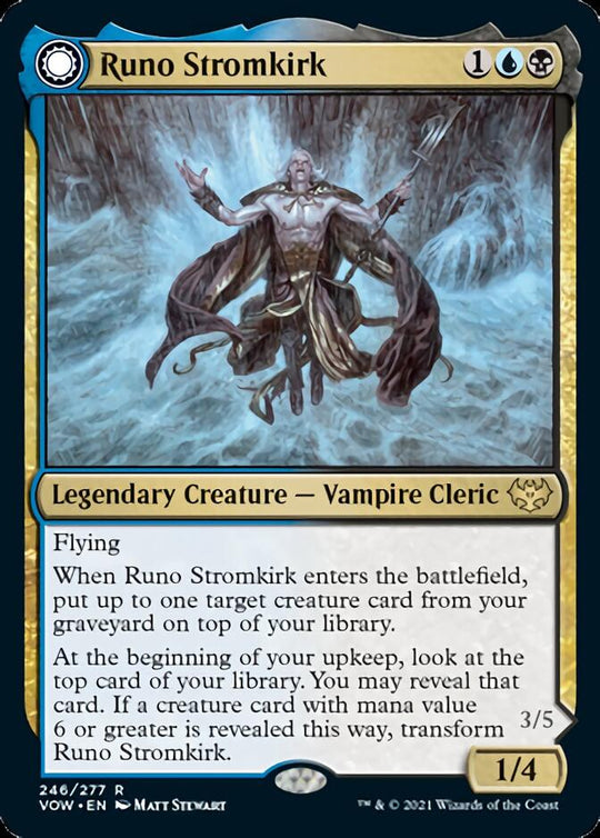 Runo Stromkirk (VOW-246) - Innistrad: Crimson Vow: (Double Faced Transform)