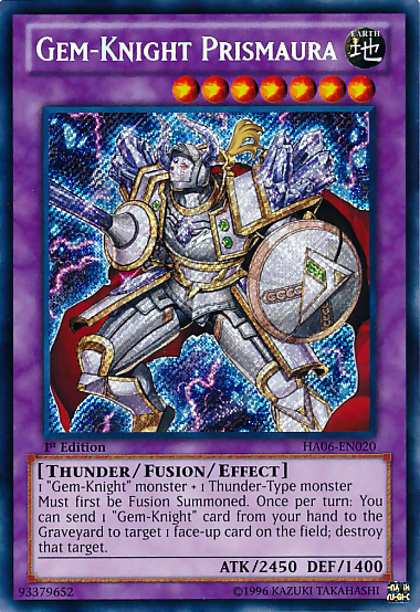 Gem-Knight Prismaura [HA06-EN020] Secret Rare | The CG Realm