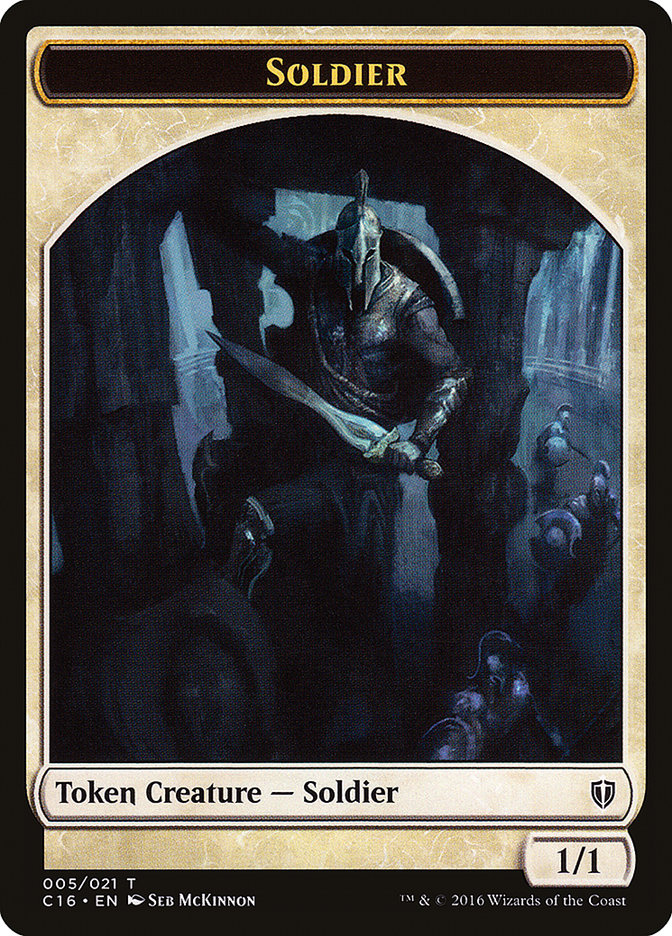 Soldier // Squid Double-Sided Token [Commander 2016 Tokens] | The CG Realm