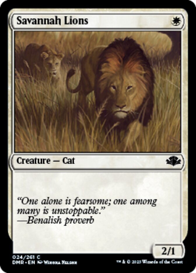 Savannah Lions [Dominaria Remastered] | The CG Realm