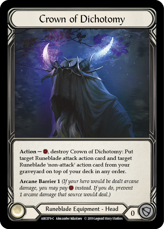 Crown of Dichotomy [ARC079-C] (Arcane Rising)  1st Edition Normal | The CG Realm