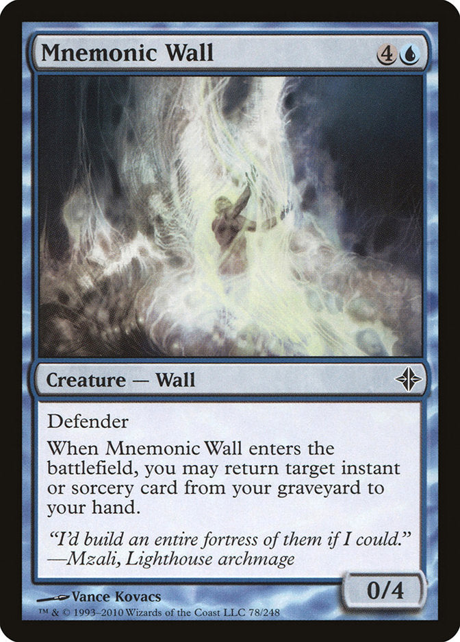 Mnemonic Wall [Rise of the Eldrazi] | The CG Realm