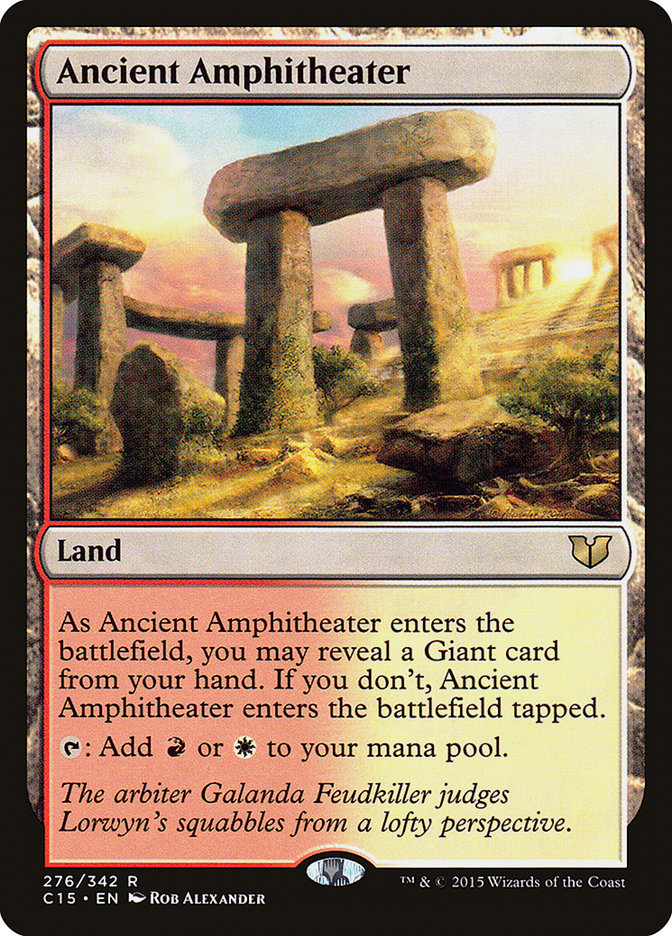 Ancient Amphitheater [Commander 2015] | The CG Realm