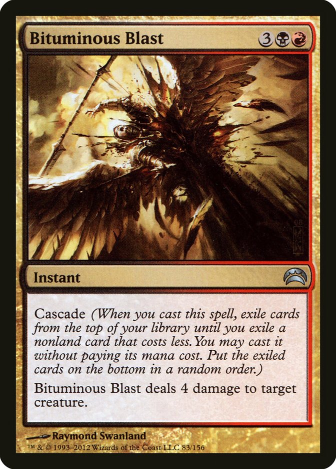 Bituminous Blast [Planechase 2012] | The CG Realm