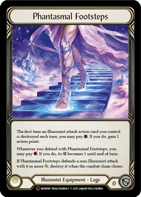 Phantasmal Footsteps [U-MON089-RF] (Monarch Unlimited)  Unlimited Rainbow Foil | The CG Realm