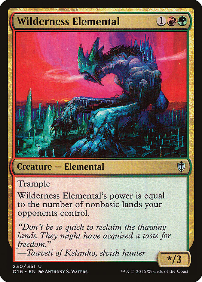 Wilderness Elemental [Commander 2016] | The CG Realm