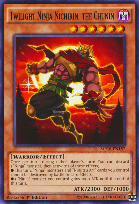 Twilight Ninja Nichirin, the Chunin [MP16-EN187] Common | The CG Realm