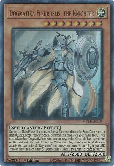 Dogmatika Fleurdelis, the Knighted [MP21-EN104] Ultra Rare | The CG Realm