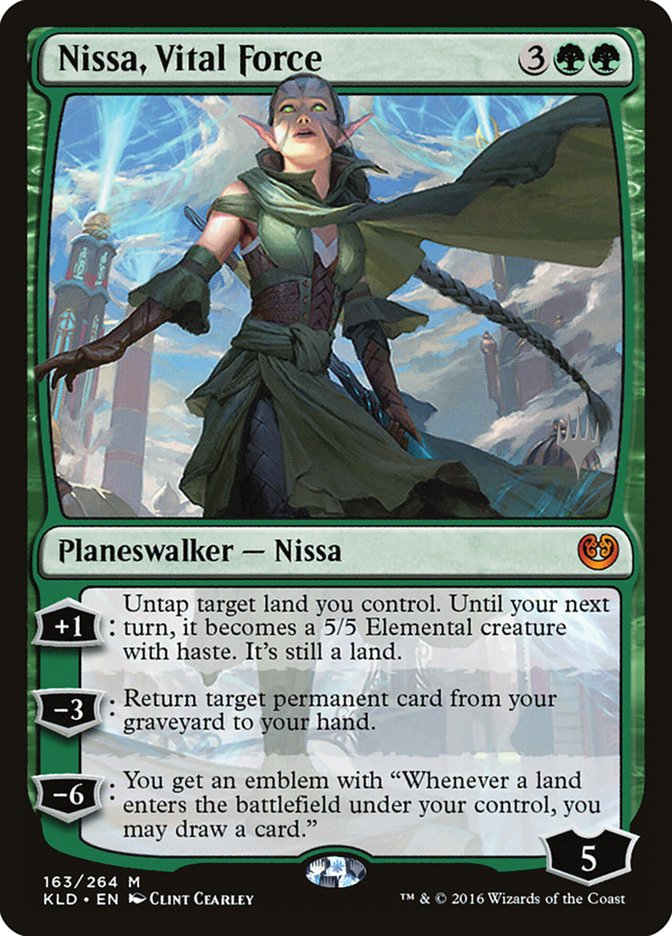 Nissa, Vital Force (Promo Pack) [Kaladesh Promos] | The CG Realm