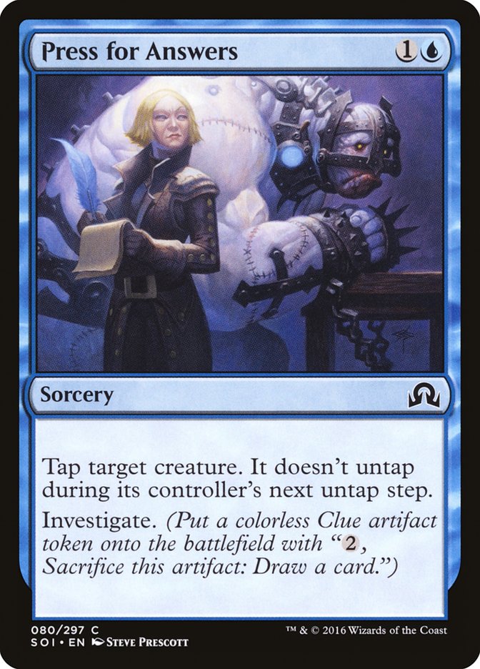 Press for Answers [Shadows over Innistrad] | The CG Realm