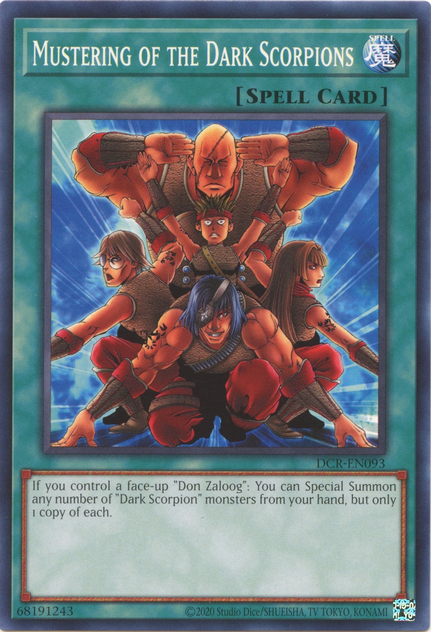 Mustering of the Dark Scorpions (25th Anniversary) [DCR-EN093] Common | The CG Realm