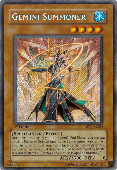 Gemini Summoner [TAEV-EN000] Secret Rare | The CG Realm