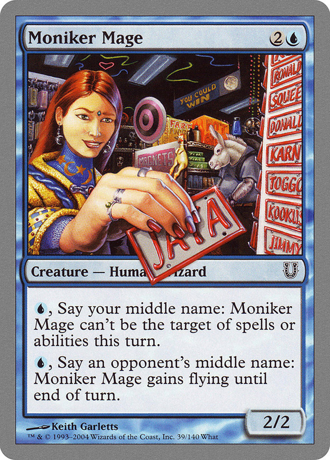 Moniker Mage [Unhinged] | The CG Realm