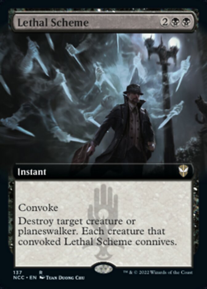 Lethal Scheme (Extended Art) [Streets of New Capenna Commander] | The CG Realm