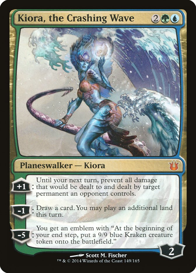 Kiora, the Crashing Wave [Born of the Gods] | The CG Realm