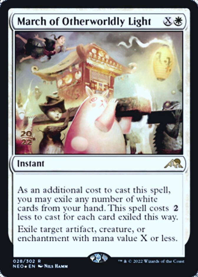 March of Otherworldly Light [Kamigawa: Neon Dynasty Prerelease Promos] | The CG Realm