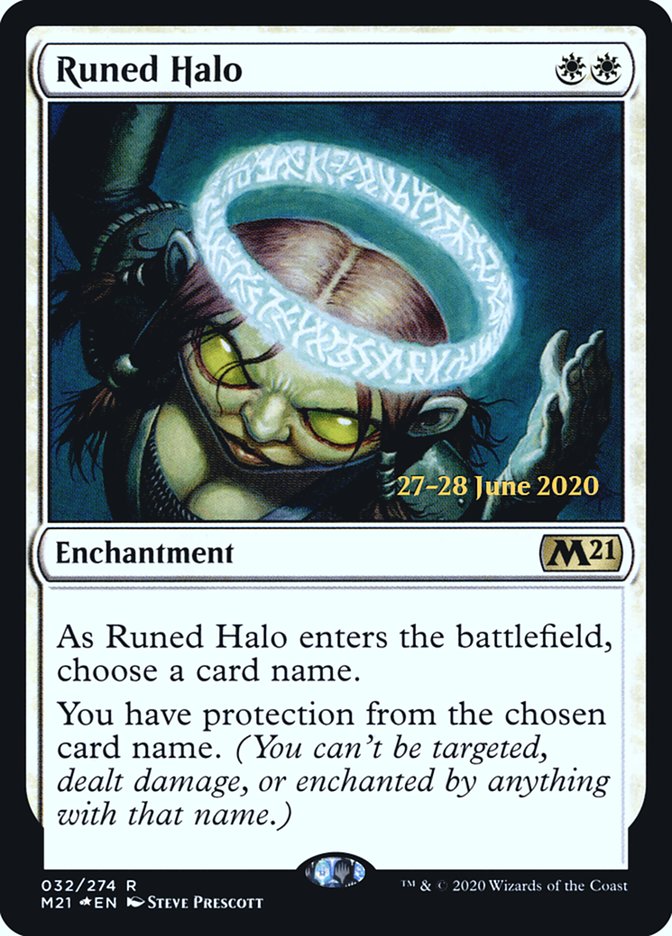 Runed Halo [Core Set 2021 Prerelease Promos] | The CG Realm