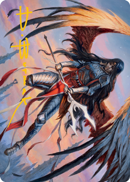 Liesa, Forgotten Archangel Art Card (Gold-Stamped Signature) [Innistrad: Midnight Hunt Art Series] | The CG Realm
