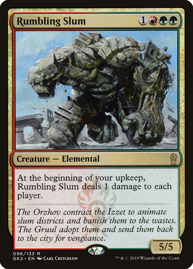 Rumbling Slum [Ravnica Allegiance Guild Kit] | The CG Realm